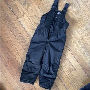 Weatherproof 3T black snow overall bib
